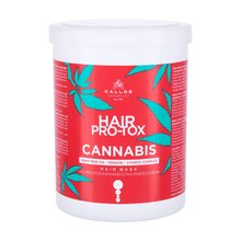 Kallos Hair Pro-Tox Cannabis Hair Mask - Mask for damaged hair 1000ml Moterims