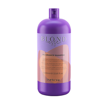 Inebrya BLONDESSE No-Orange Shampoo (light chestnut, colored or lightened hair) 1000ml Moterims