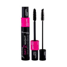 Rimmel Day 2 Night Mascara - Double mascara for extension and volume of lashes 9 ml Moterims