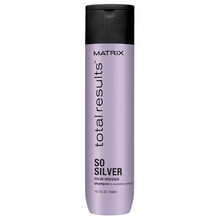 Matrix Total Results So Silver Color Obsessed Shampoo to Neutralize Yellow - Shampoo for neutralize yellow tones 300ml Moterims