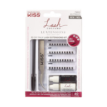 Kiss My Face Lash Couture LuXtension Cluster Kit - Kit for applying false eyelashes Moterims