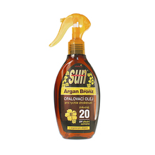 Vivaco SUN suntan oil with argan oil SPF 20 200ml savaiminio įdegio kremas