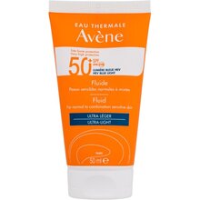 Avene Sun Fluid SPF50+ ( norm&aacute;ln&iacute; až sm&iacute;&scaron;en&aacute; pleť ) - Voděodoln&yacute; opalovac&iacute; fluid 50ml savaiminio įdegio kremas
