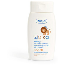 Ziaja Kids Ziajka Emulsion SPF 30 - Emulze na opalov&aacute;n&iacute; pro děti 125ml savaiminio įdegio kremas