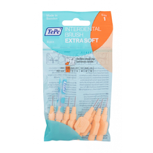 TePe Interdental Brush Extra Soft (0.45 mm orange 8 pcs) - Very fine interdental brushes Moterims