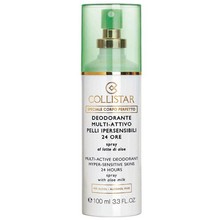 Collistar Multi-Active Deodorant Hyper-Sensitive Skins 24 Hours 100ml Moterims