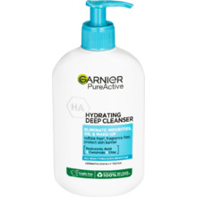 Garnier Pure Active Hydrating Deep Cleanser 250ml Moterims