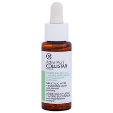 Collistar Pure Actives Salicylic Acid + Succinic Acid Serum - Pleťov&eacute; s&eacute;rum proti akn&eacute; 30ml Moterims