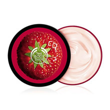 The Body Shop  Strawberry Body Butter - Moisturizing body butter with the scent of strawberries 200ml Moterims