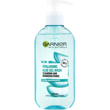 Garnier Hyaluronic Aloe Gel Wash Cleansing and Minimizing Pore - Cleansing gel for all skin types 200ml Moterims