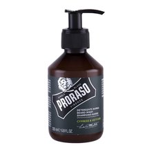 PRORASO Cypress & Vetyver Beard Wash - Beard shampoo with the scent of cypress and vetiver 200ml Vyrams