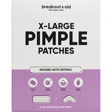 Breakout+aid XL Patches for the treatment of problematic skin with salicylic acid and retinol 5 Unisex