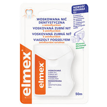 Elmex Dental floss with wax 50 m Moterims