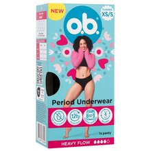 o.b. Period Underwear XS/S sveikatos apsaugai