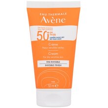 Avene Sun Cream Invisible Finish SPF50+ - Opalovac&iacute; kr&eacute;m na obličej s velmi vysokou ochranou 50ml savaiminio įdegio kremas