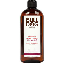 Bulldog Vetiver & Black Pepper Shower Gel 500ml Vyrams