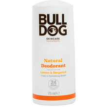 Bulldog Natural Deodorant Lemon & Bergamot Fresh & Revitalising Scent 75ml Vyrams