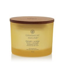 Chesapeake Bay Strength & Energy Candle (three wicks) 312.0g namų apyvokos priemonė