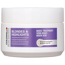 Goldwell Regenerating Mask neutralizing yellow hair tones Dualsenses Blonde s & Highlights (60 Sec Treatment) 200ml Moterims