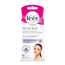Veet Hypoallergenic wax strips for face Minima 20 pcs Moterims
