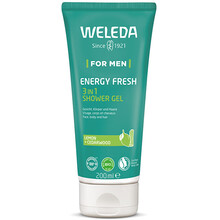 Weleda Men Energy Fresh 3v1 Shower Gel 200ml savaiminio įdegio kremas