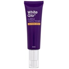White Glo Purple Tooth Toner Whitening Serum - Bělic&iacute; zubn&iacute; s&eacute;rum 50ml Moterims