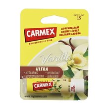 Carmex Vanilla Lip Balm SPF15 - Lip Balm 4 g Moterims