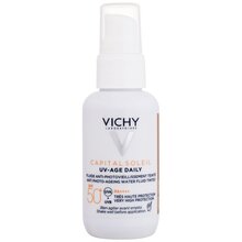 Vichy Capital Soleil UV-Age Daily Anti Photo-Ageing Water Fluid SPF50+ Tinted 40ml savaiminio įdegio kremas