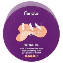 Fanola Fan Touch Define Me Wax - Leskl&yacute; fixačn&iacute; vosk na vlasy 100ml Moterims