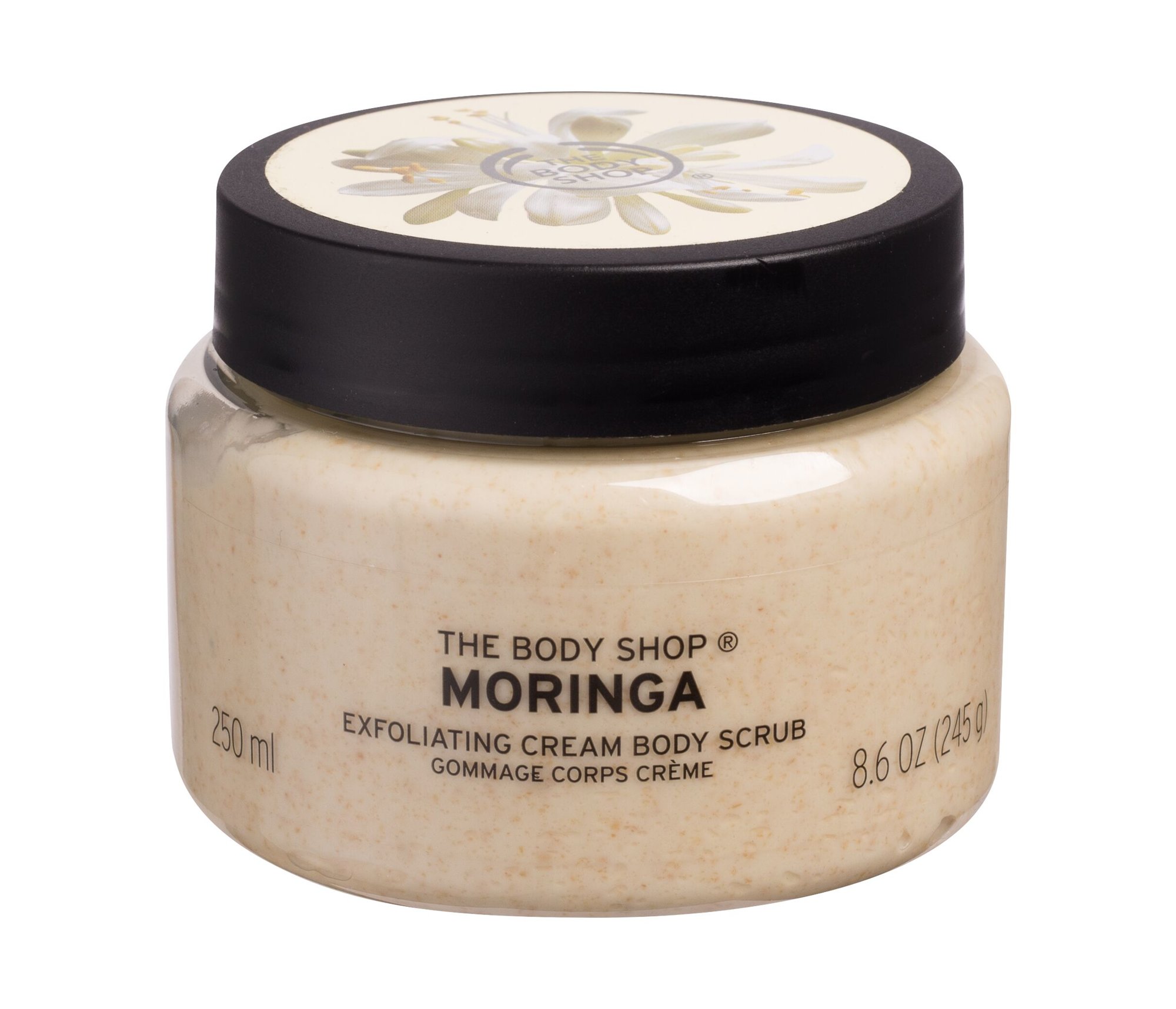 The Body Shop  Moringa Exfoliating Cream Body Scrub 250ml kūno pilingas