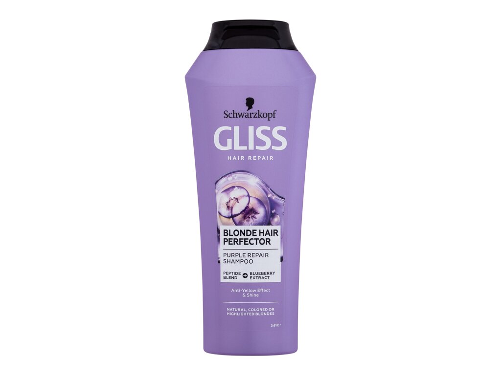 Schwarzkopf  Gliss Blonde Hair Perfector Purple Repair Shampoo 250ml šampūnas