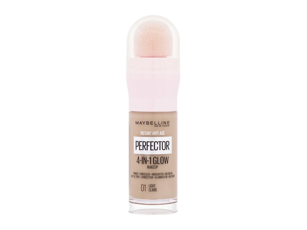 Maybelline Instant Age Rewind Perfector 4-In-1 Glow 20ml 01 Light makiažo pagrindas