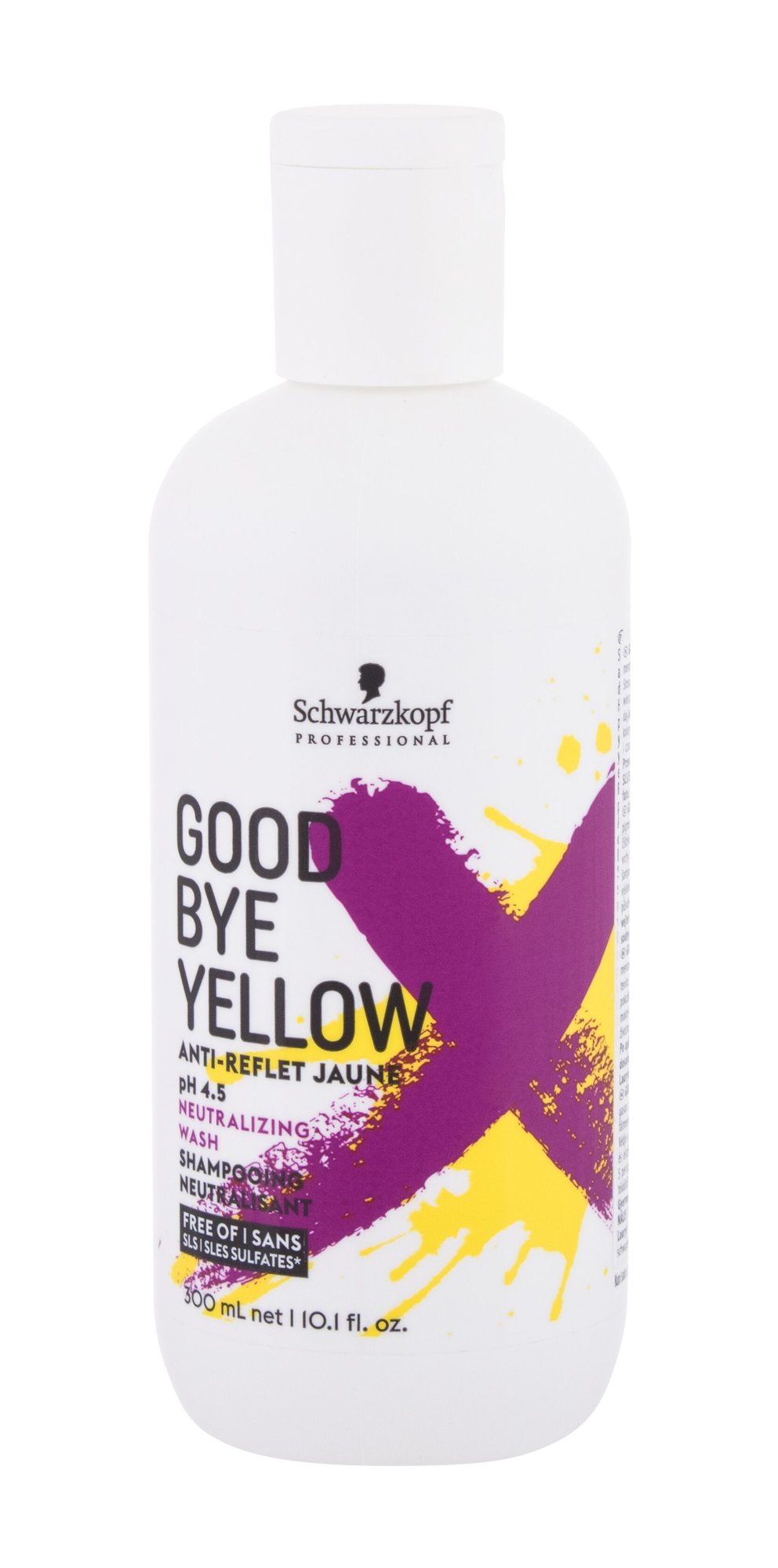 Schwarzkopf Professional Good Bye Yellow pH4.5 Neutralizing Wash 300ml šampūnas