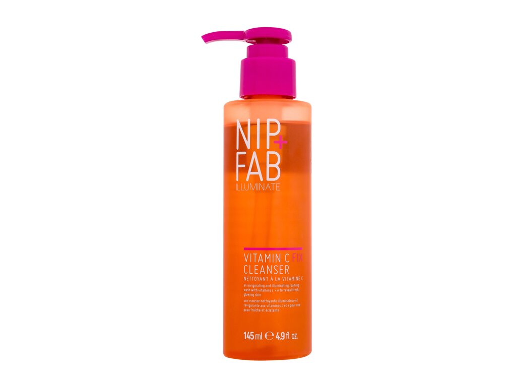 NIP+FAB Illuminate Vitamin C Fix Cleanser 145ml veido gelis