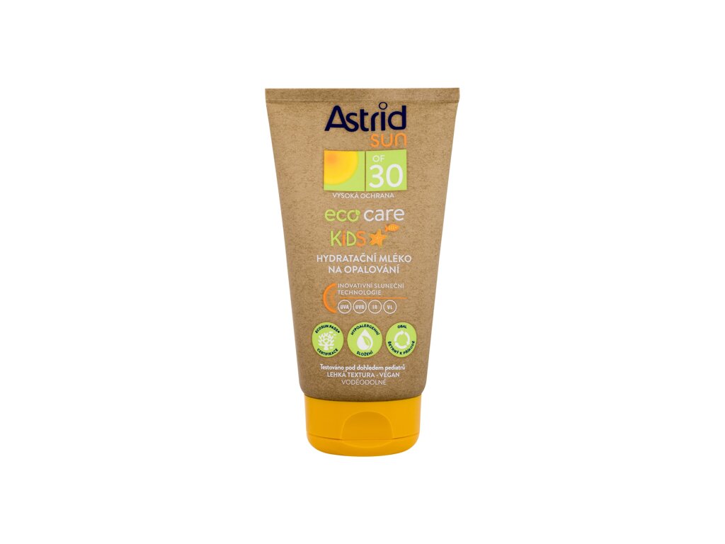 Astrid Sun Kids Eco Care Protection Moisturizing Milk 150ml įdegio losjonas