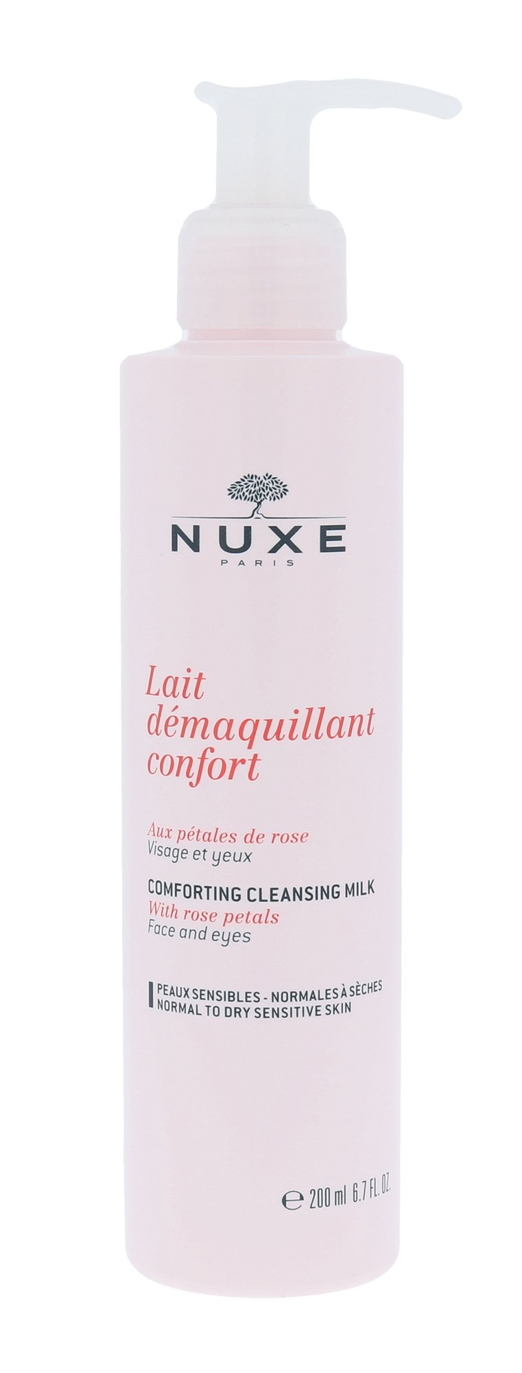 Nuxe Rose Petals Cleanser 200ml veido pienelis  (Pažeista pakuotė)