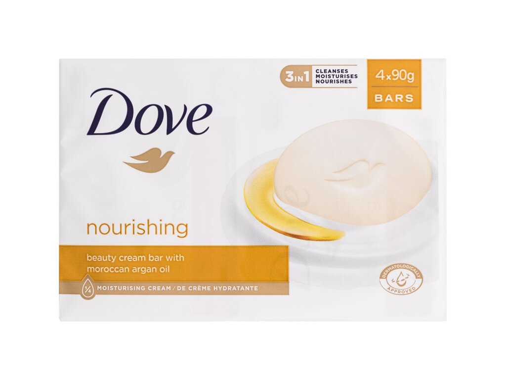 Dove Nourishing Beauty Cream Bar 4x90g muilas