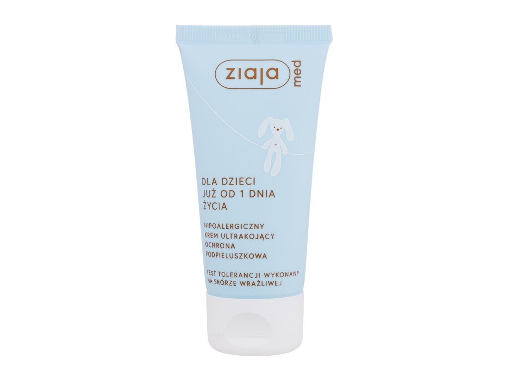 Ziaja Med Kids Hypoallergenic Ultra Soothing Diaper Cream 50ml Vaikams For Diaper Rash