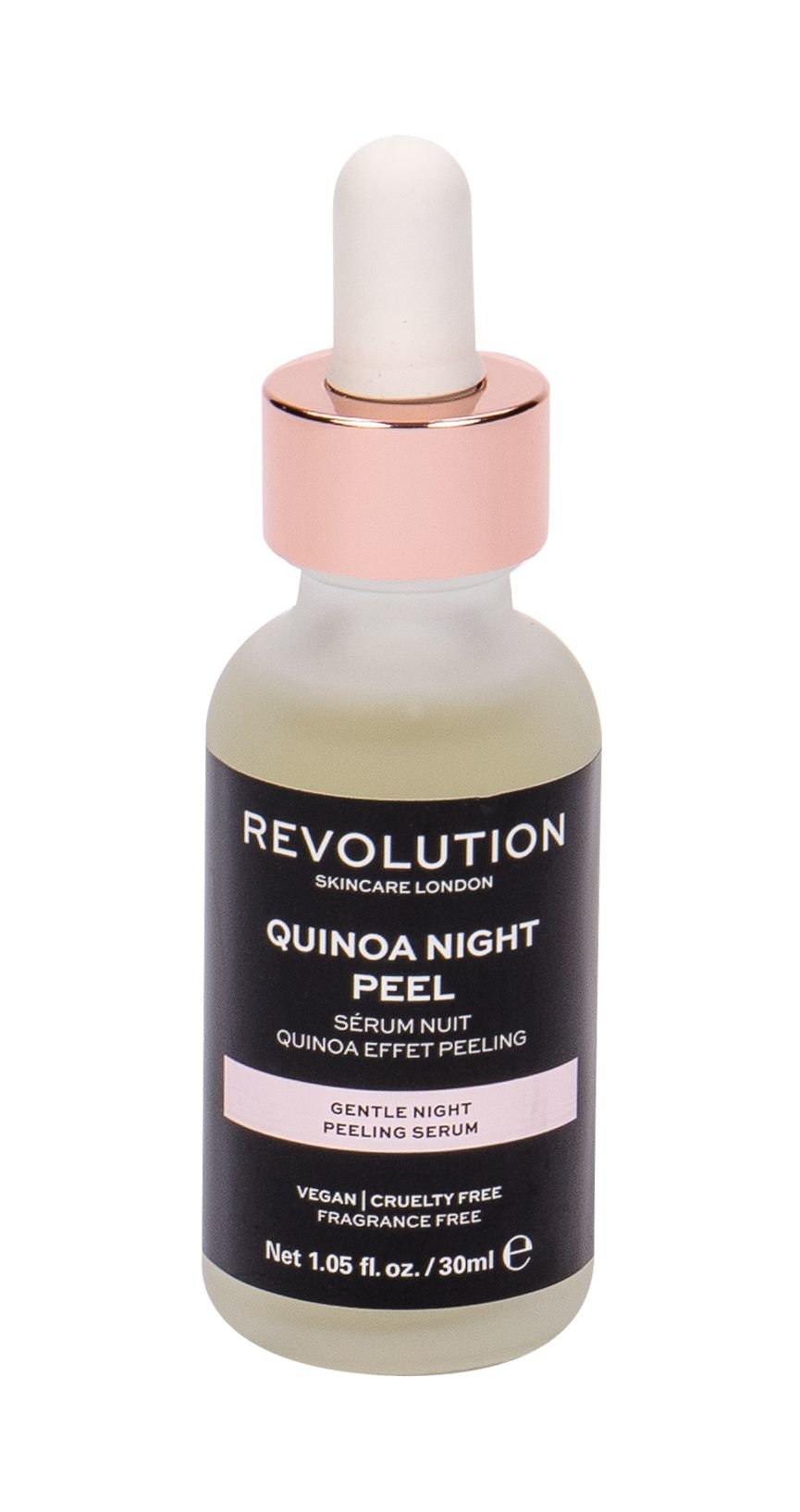 Makeup Revolution London Skincare Quinoa Night Peel 30ml Veido serumas
