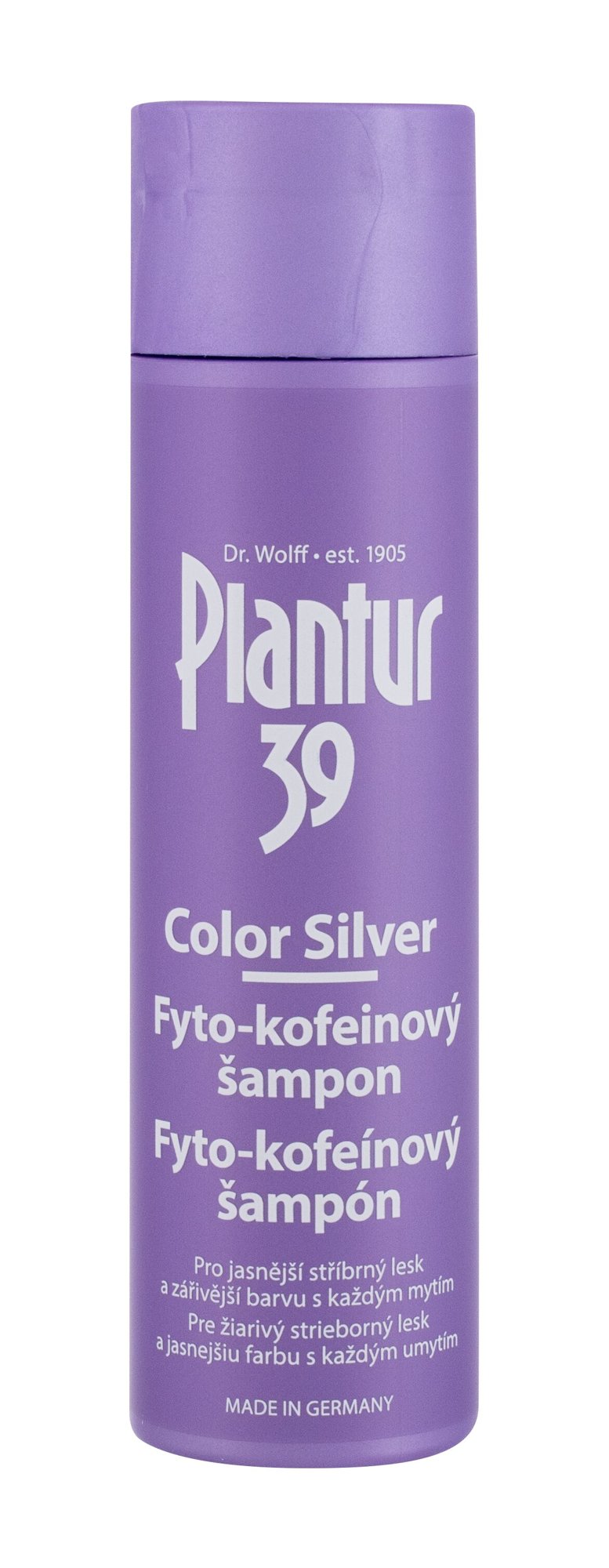 Plantur 39 Phyto-Coffein Color Silver 250ml šampūnas