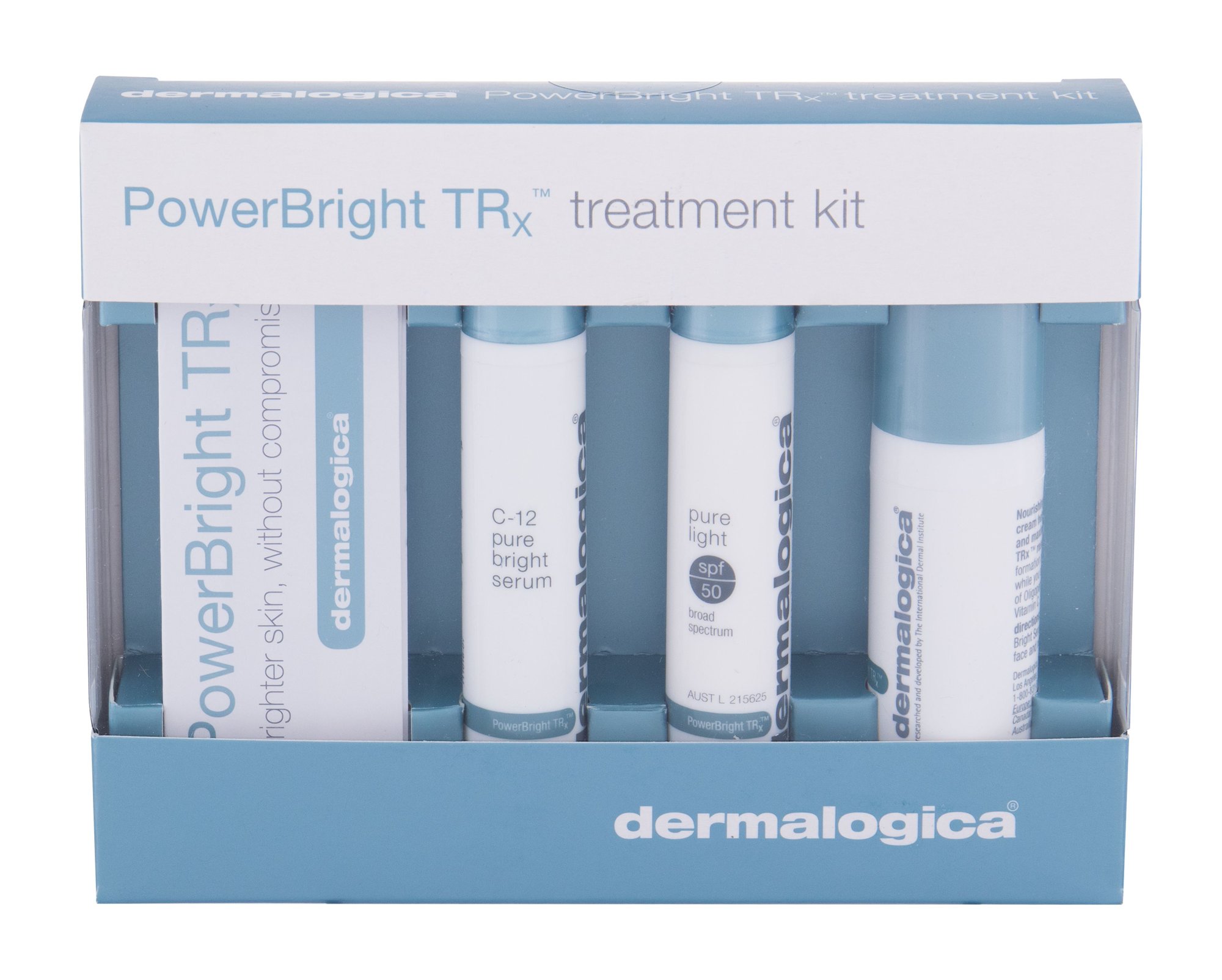 Dermalogica PowerBright TRx C -12 Pure Bright 10ml Facial Serum C-12 10 ml + Daily Facial Care SPF50 10 ml + Pure Night 10 ml Veido serumas Rinkinys