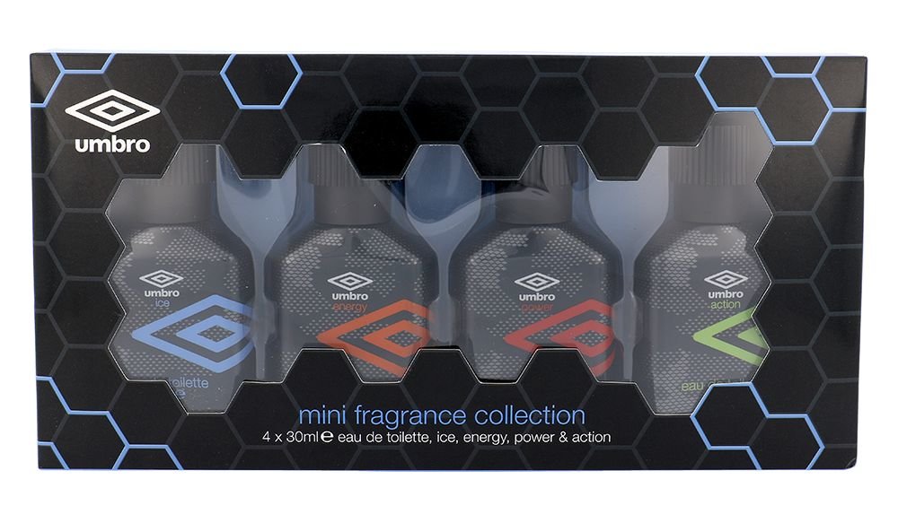 UMBRO Mini Fragrance Collection 120ml EDT Ice 30 ml + EDT Energy 30 ml + EDT Power 30 ml + EDT Action 30 ml Kvepalai Vyrams EDT Rinkinys