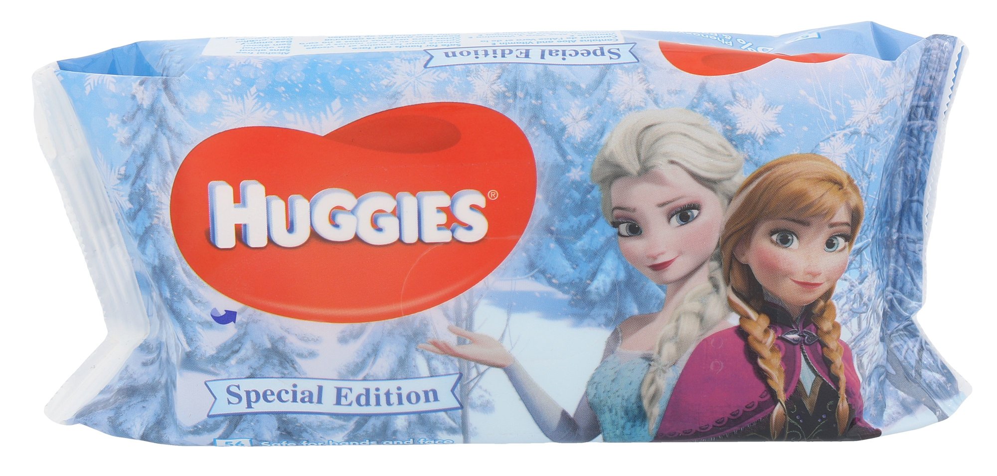 Huggies Baby Wipes Frozen Anna & Elsa 56vnt drėgnos servetėlės