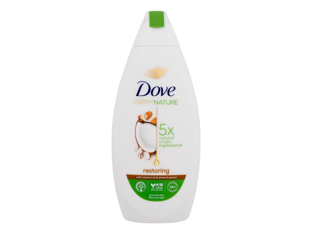 Dove Care By Nature Restoring Shower Gel 400ml dušo želė