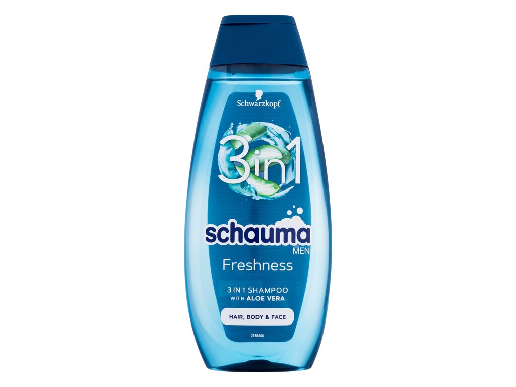 Schwarzkopf  Schauma Men Freshness 3in1 400ml šampūnas