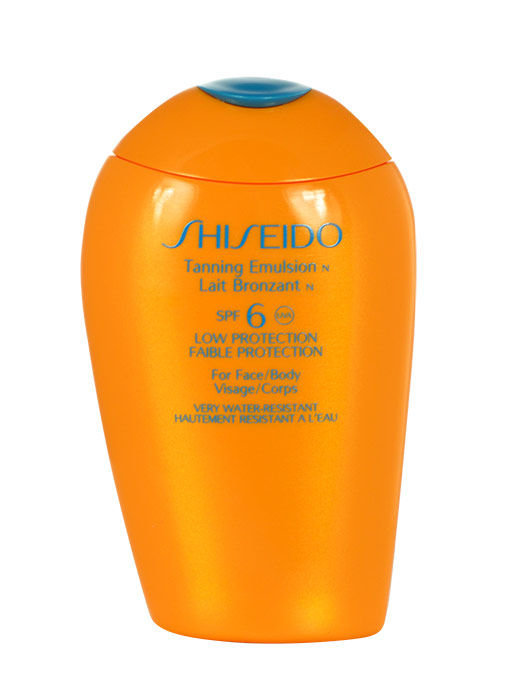 Shiseido Anti-Aging Suncare Tanning Emulsion N SPF6 150ml įdegio losjonas