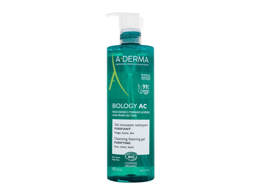 A-Derma Biology AC Cleansing Foaming Gel 400ml veido gelis