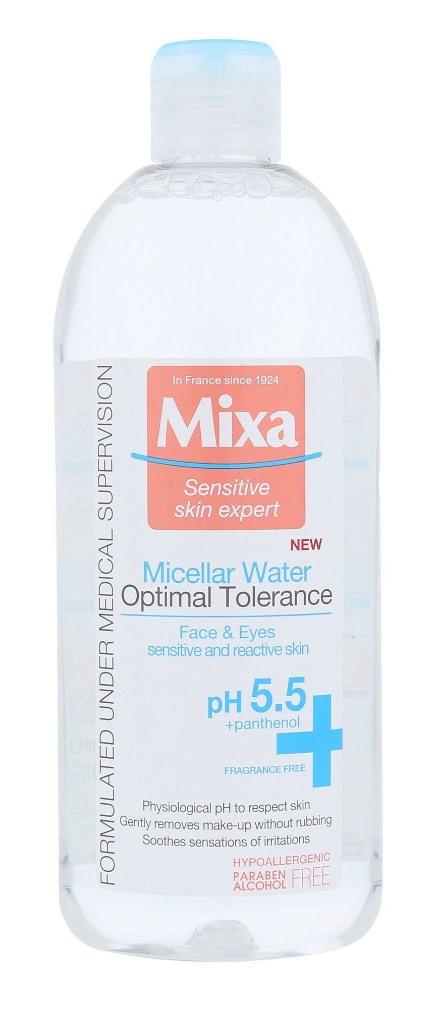 Mixa Optimal Tolerance 400ml micelinis vanduo