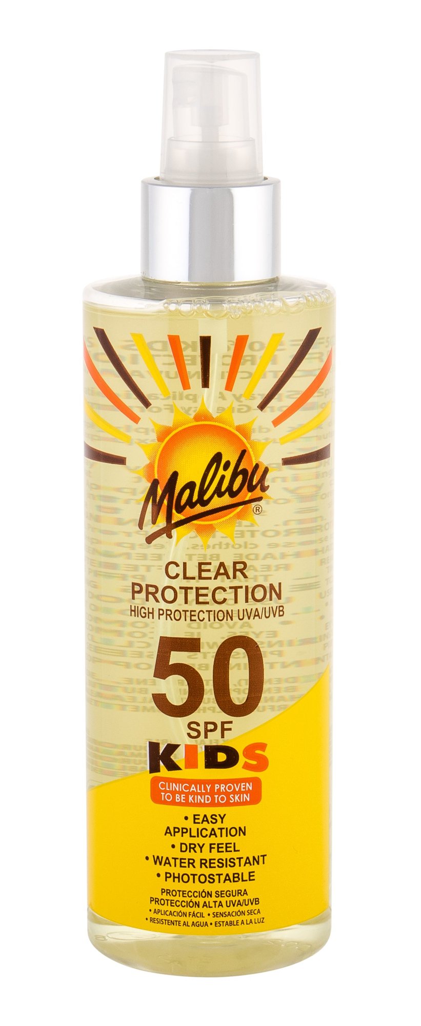 Malibu Kids Clear Protection 250ml įdegio losjonas
