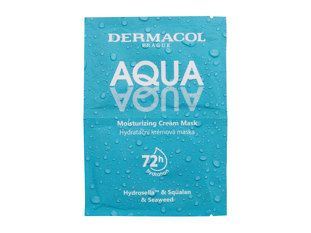 Dermacol Aqua Moisturising Cream Mask 2x8ml Veido kaukė